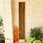 Pumpkin Porch Leaner Sign - Image 2