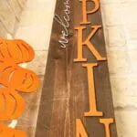 Pumpkin Porch Leaner Sign - Image 5