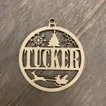 Santa Sleigh Ornament - Image 2