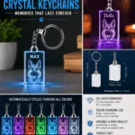 Custom Photo Crystal Keychain